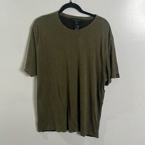 Rag&bone olive green double layered shirt size xxL